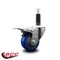 Service Caster 3'' Blue Poly Swivel 1'' Expanding Stem Caster Total Lock Brake SCC-EXTTL20S314-PPUB-BLUE-1 - alternate 2